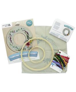 Flower Ring Embroidery Kit