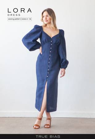 Lora Dress Pattern - sizes 0-18