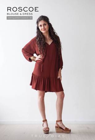 Roscoe Blouse & Dress Pattern - sizes 0-18