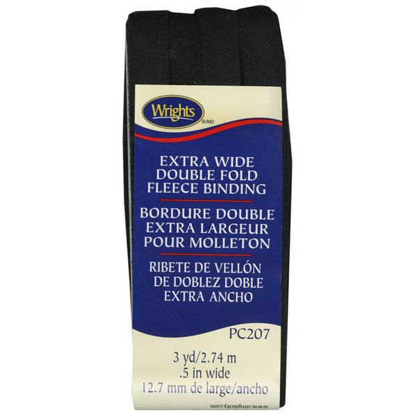 Wrights Extra Wide Double Fold Fleece Binding