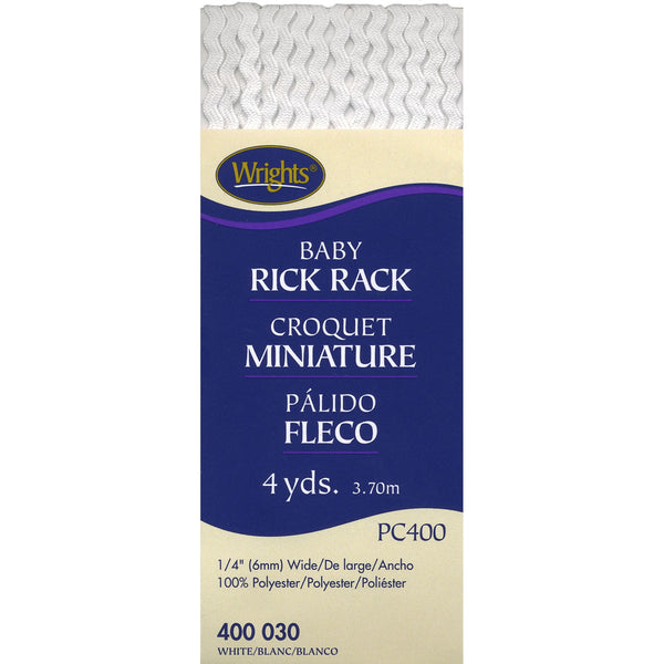 Wrights Baby Rick Rack 4yds