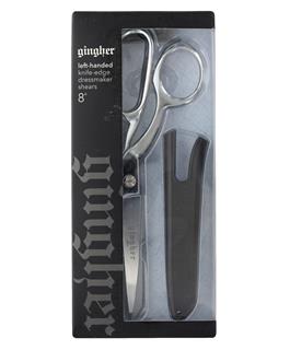 Gingher 8" Dressmaker Shears Left Hand With Sheath