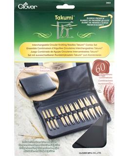 Clover Interchangeable Circular Knitting Needle Set