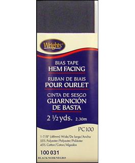 Wrights Bias Hem Facing 2.5yd