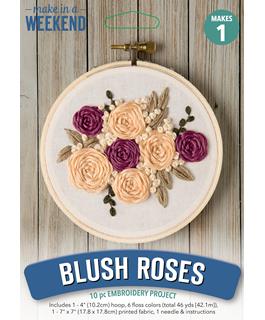 Blush Roses Embroidery Kit