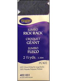 Wrights Jumbo Rick Rack 2.5yd