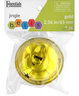Jingle Bell 2.56" Gold 1pc