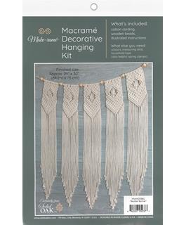 Macrame Wall Hanging Beaded Banner