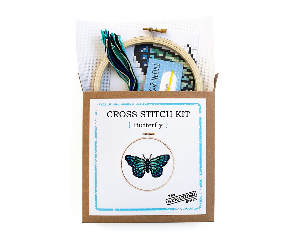 Stranded Stitch Mushroom Cross Stitch Kit