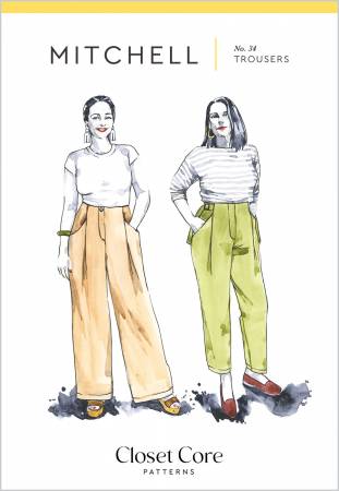 Mitchell Trousers Pattern - sizes 0-20