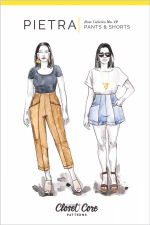 Pietra Pants & Shorts Pattern - sizes 0-20
