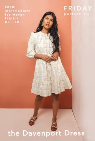 The Davenport Dress Pattern - sizes xs-7x