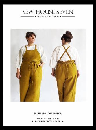 Burnside Bibs Pattern - curvy sizes 18-34