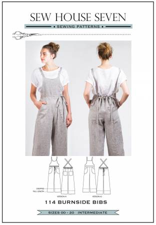 Burnside Bibs Pattern - sizes 00-20