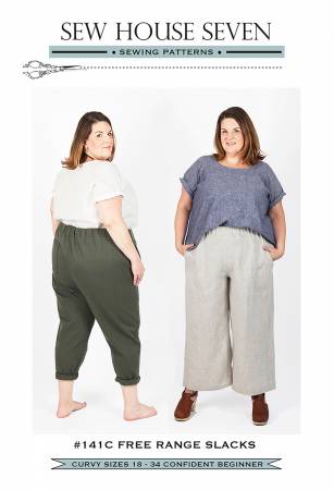 Free Range Slacks Pattern - sizes 18-34