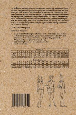 Matcha Top Pattern - sizes 0-24