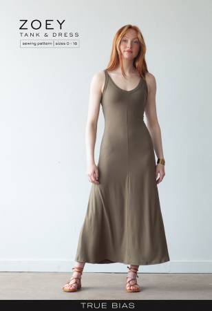 Zoey Tank & Dress Pattern - sizes 0-18
