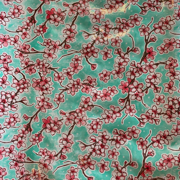 Fuji Oilcloth Fabric - Seafoam