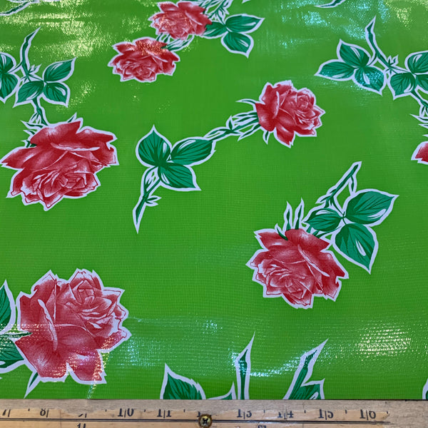 Havana Oilcloth - Lime