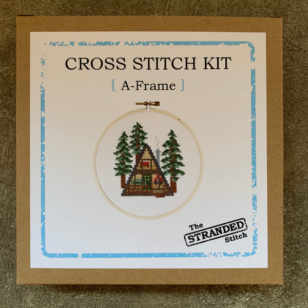 A-Frame Cross Stitch Kit