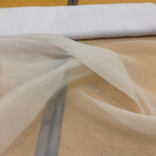 Polyester Organza - White