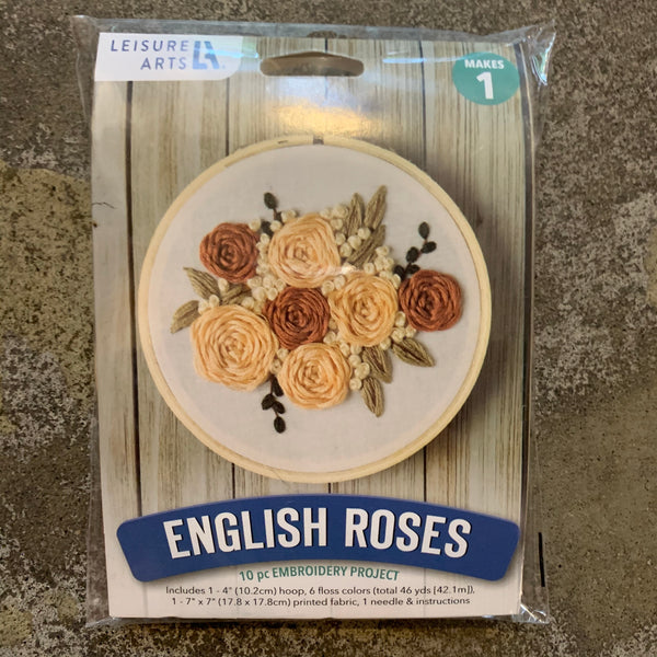 English Roses Embroidery Kit