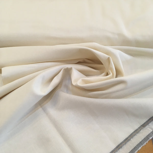 Creamy Linen Fabric - Ivory