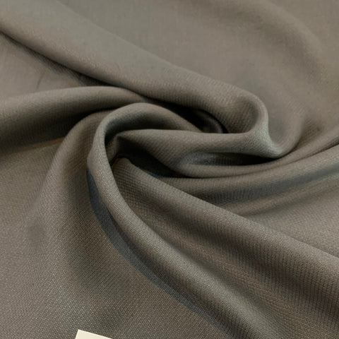 Midweight Textured Linen Fabric - Grey