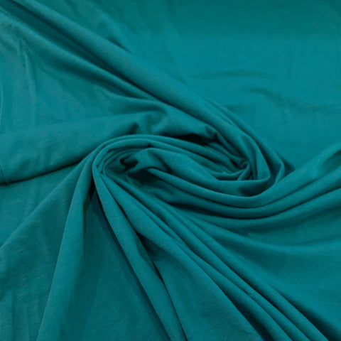 Cotton Jersey Fabric - Jade