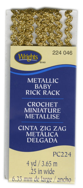 Wrights Baby Rick Rack 4yds
