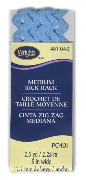 Wrights Medium Rick Rack 2.5yd