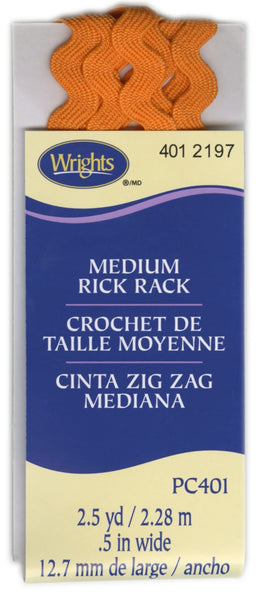 Wrights Medium Rick Rack 2.5yd