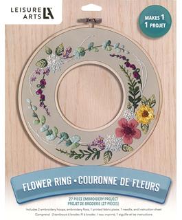 Flower Ring Embroidery Kit