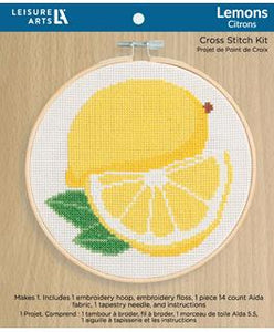 Lemons Cross Stitch Kit