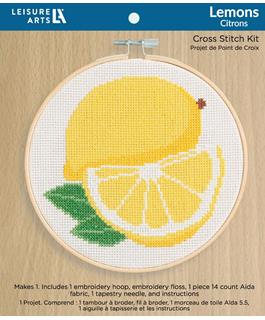 Lemons Cross Stitch Kit