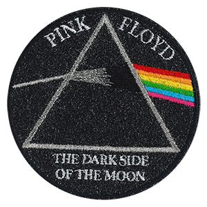 Pink Floyd Dark Side of the Moon Round Glitter Patch