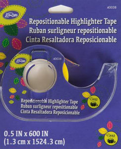 LoRan Repositionable Highlighter Tape Yellow