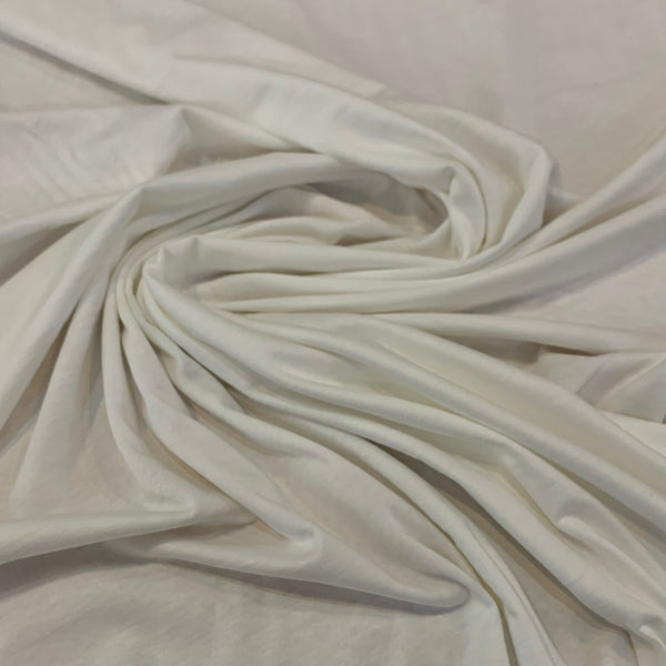 Cotton Jersey Fabric - White Stitches Cotton Jersey Fabric - White Stitches