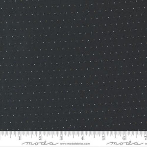 Rustic Gatherings Pin Dots Cotton Fabric - Black Dirt 49205 14