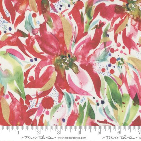 Comfort And Joy Merriment Cotton Fabric - Cloud 39751 11