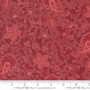 Union Square Flourish Cotton Fabric - Red 14951 12