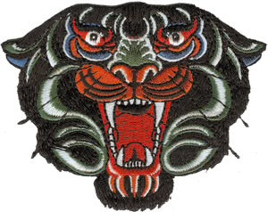 Panther Head Patch