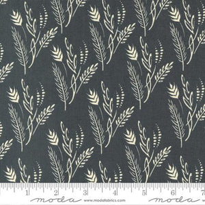 Dawn On The Prairie Grasslands Cotton Fabric - Charcoal Ni 45574 19