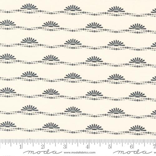 Dawn On The Prairie Sun Stripes Cotton Fabric - Unbleached 45576 11