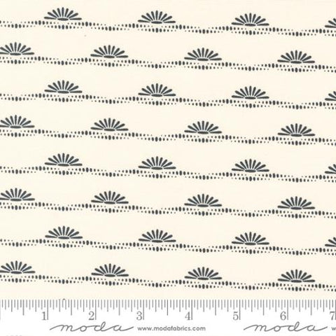 Dawn On The Prairie Sun Stripes Cotton Fabric - Unbleached 45576 11