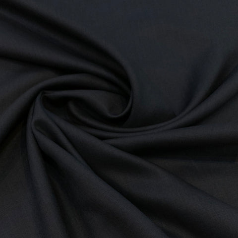 Mid Weight Italino Linen Fabric - Navy