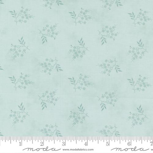 Honeybloom Friendly Flowers Cotton Fabric - Water 44347 12