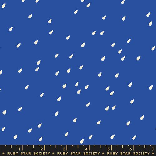 Water Drops Cotton Fabric - Blue Ribbon RS5132 15