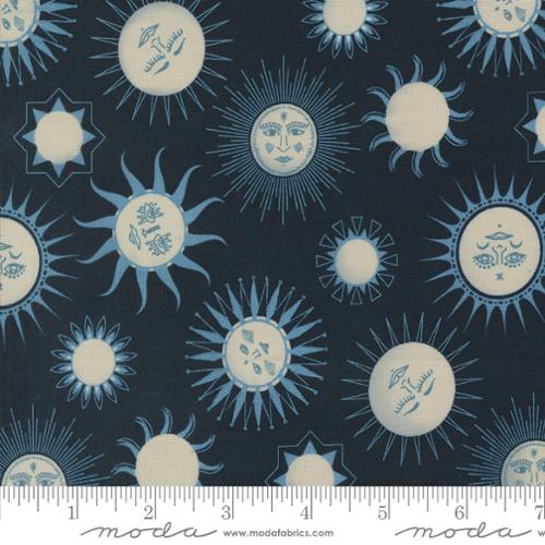 Starry Sky Solar Cotton Fabric - Midnight 24161 18