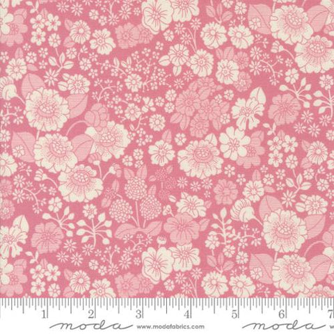 Chelsea Garden Piccadilly Cotton Fabric - Rose 33745 16